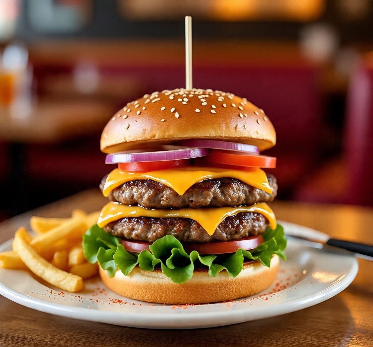 ساندوتش بيف (دبل)