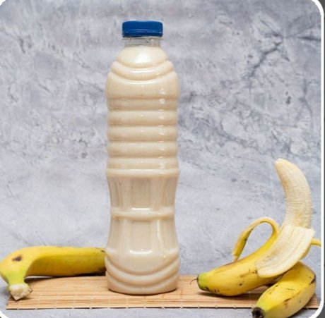 عصير موز بلبن فريش جوس تايم