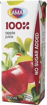 لامار عصير 100% طبيعي تفاح 200 مل