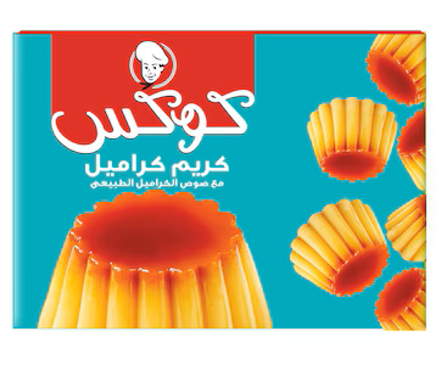 علبه كريم كراميل كوكس 120جرام