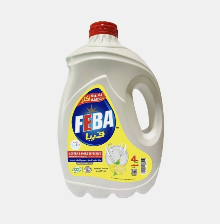 فيبا منظف اطباق سائل ليمون 4 ك