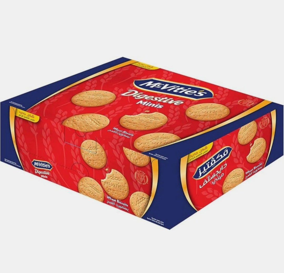 ماكفيتي بسكويت دايجست ميني بالقمح 12 * 60 جرام