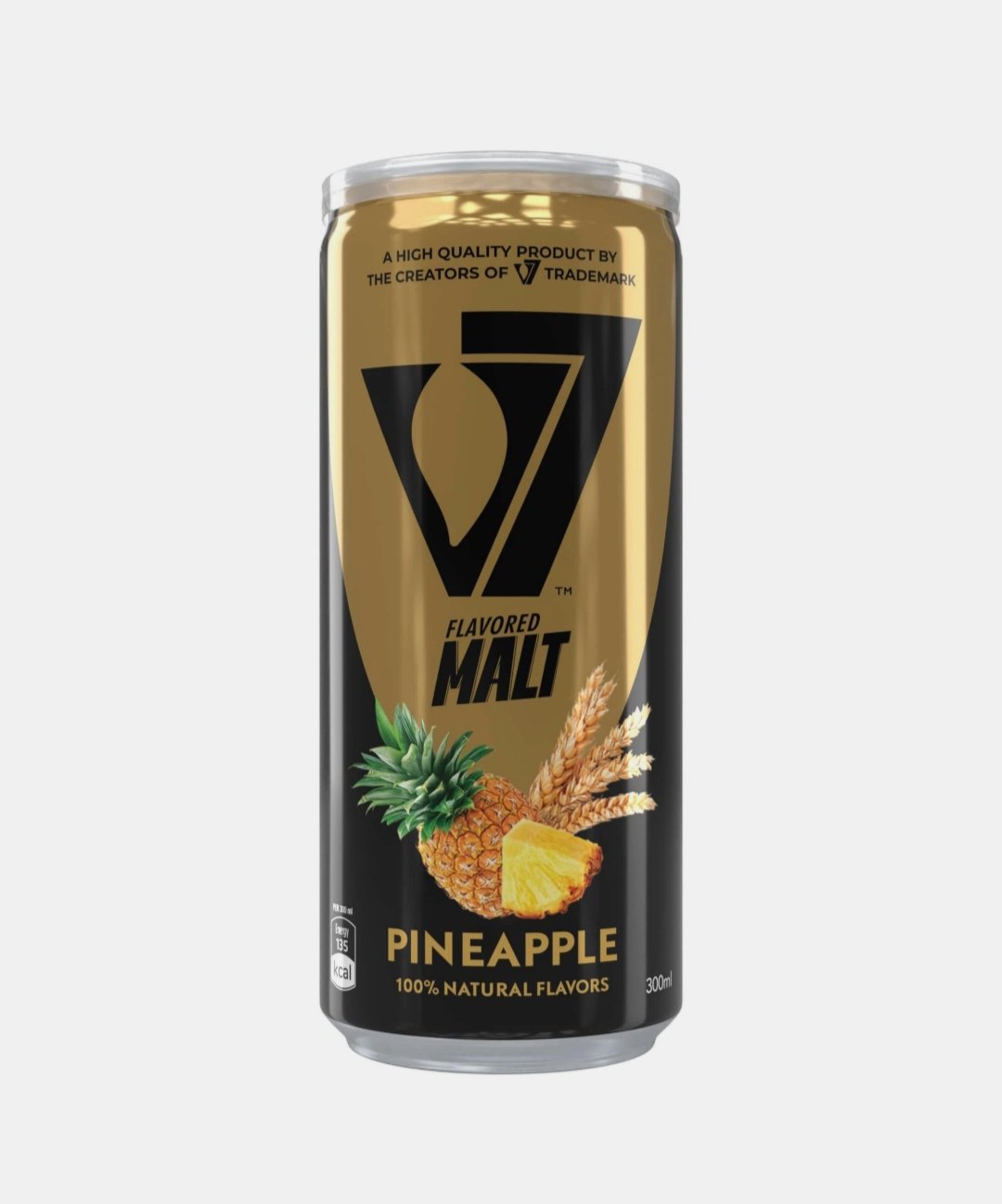 ڤي سڤن فيتامين سباركلينج درينك 100 % نكهه طبيعيه اناناس 300 مل