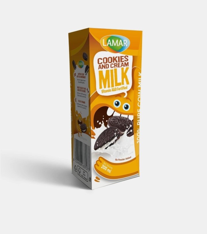 لمار حليب بطعم الكوكيز والكريمة 200 مل