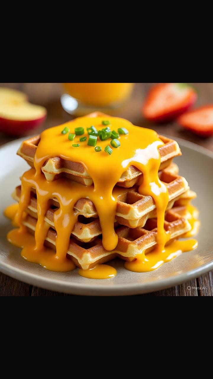 وافل جبنه شيدر