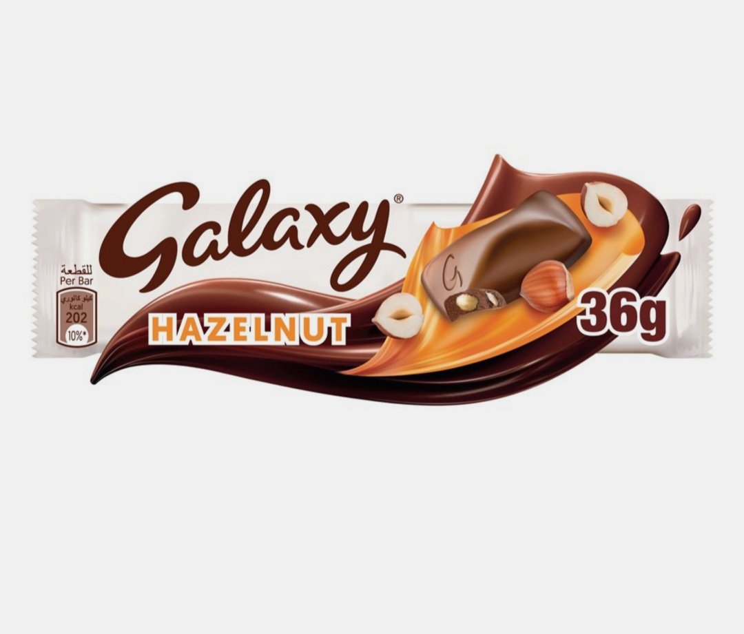 جالكسي لوح شوكولاته بالبندق 36 جم