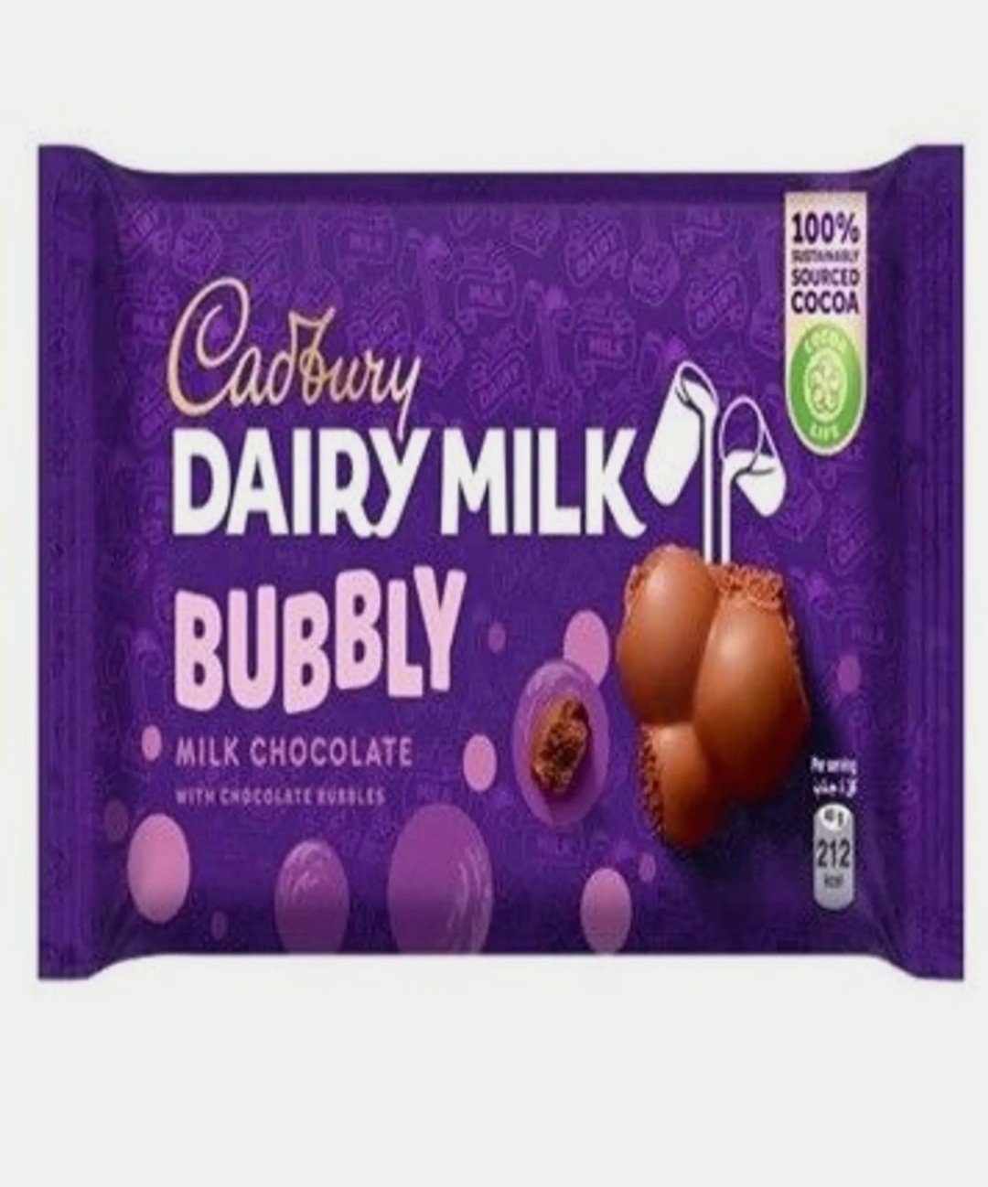 كادبوري ديري ميلك بابلي لوح شوكولاته 40 جرام