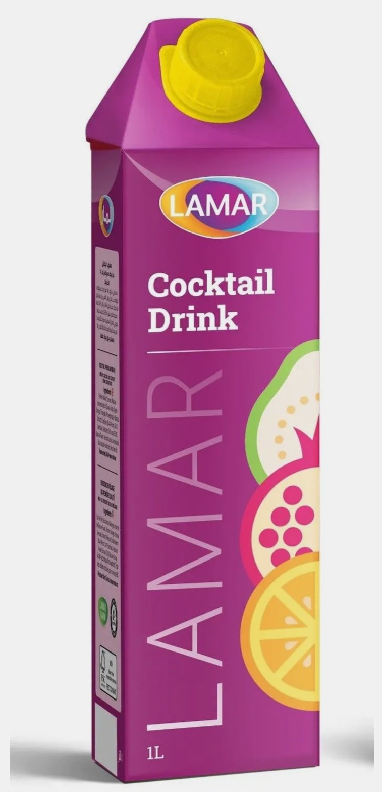لامار شراب كوكتيل احمر 1 لتر
