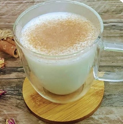 زنجبيل حليب.              زنجبيل مع إضافة حليب