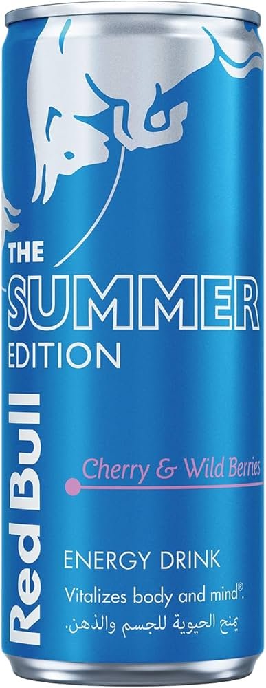 ريد بل مشروب الطاقة بالكريز والتوت البري 250 مل