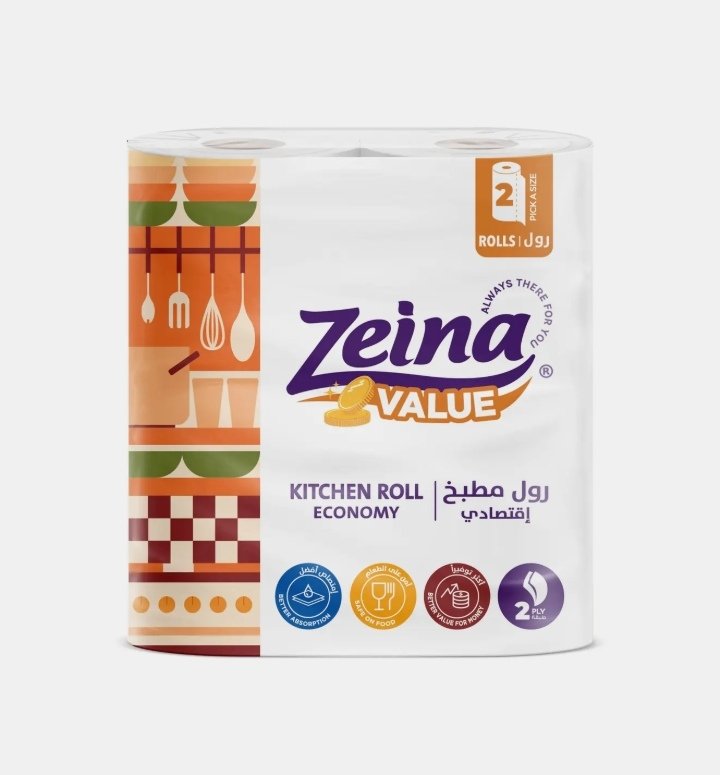 مناشف مطبخ زينه 2 رول