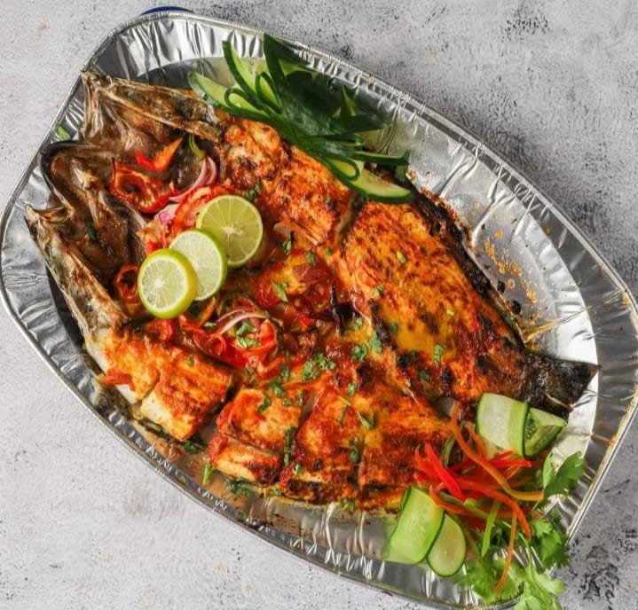 قاروص مشوي 1 كيلو