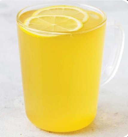 عصير ليمون ساده.    ليمون طازج