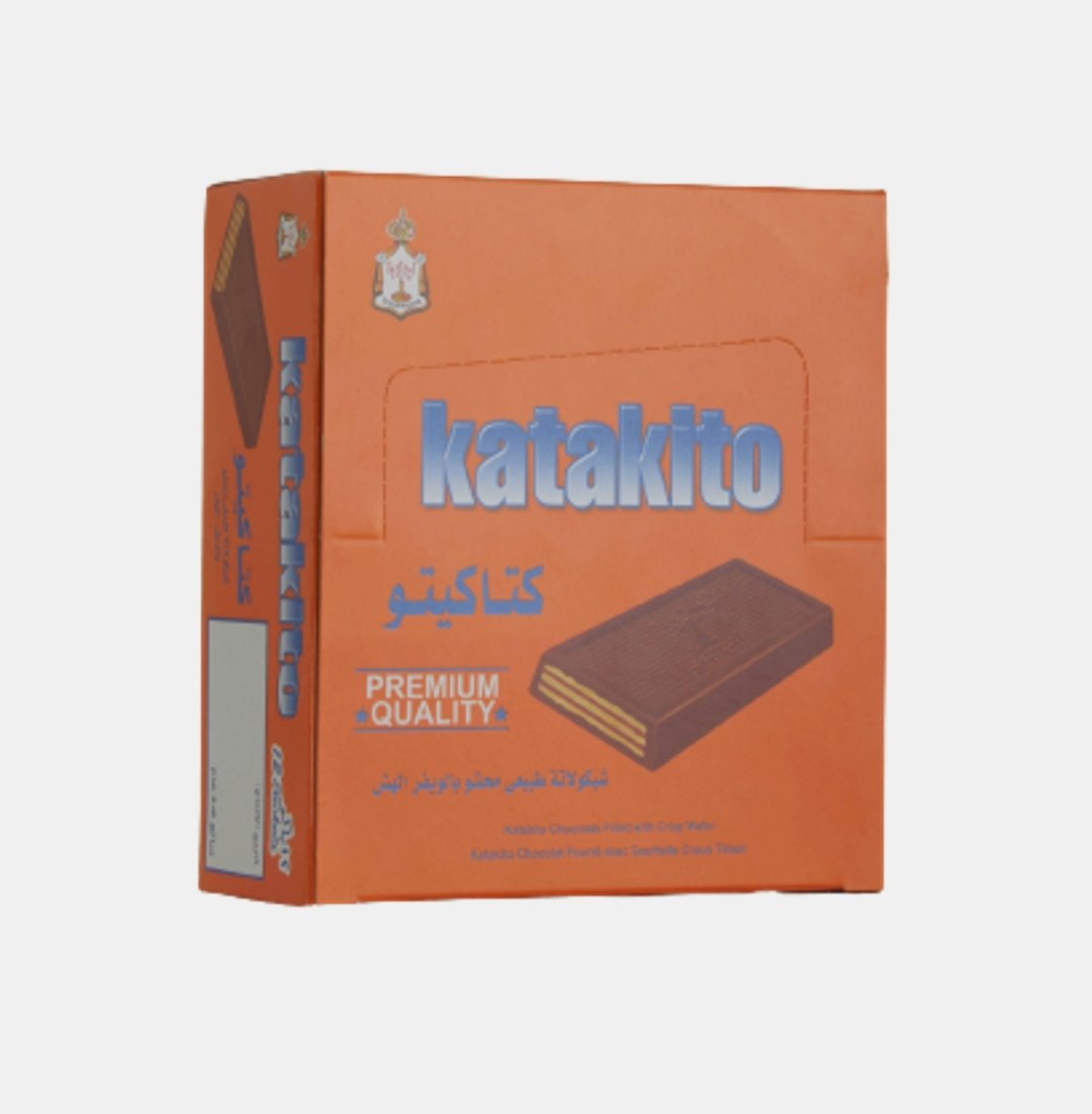 كتاكيتو بسكويت ويفرر مغطي بالشيكولاته 12 قطعة