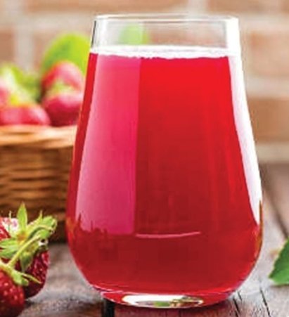عصير فراولة