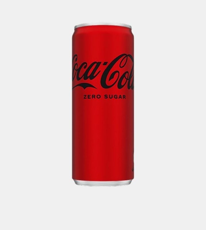 كوكاكولا زيرو مشروب غازي كانز 355 مل