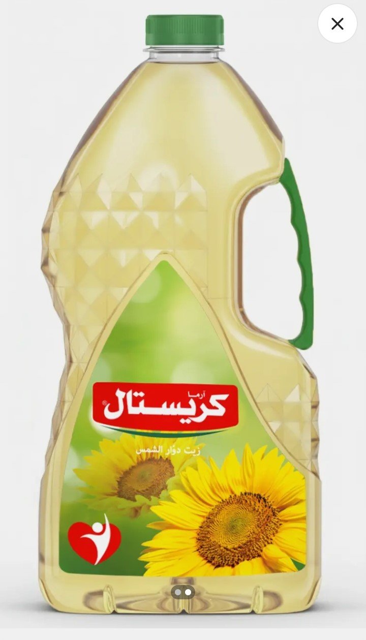 كريستال زيت عباد 2.2 لتر