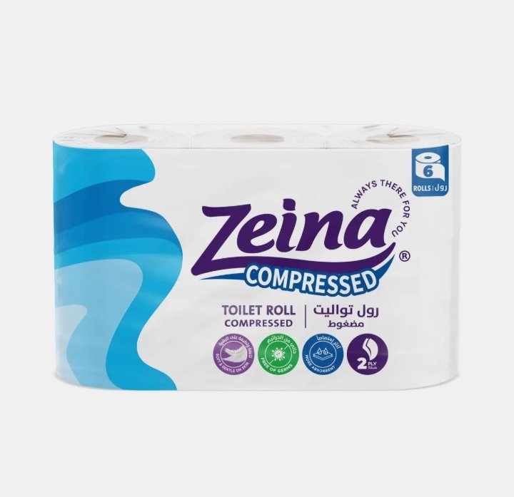 ورق تواليت مضغوط زينه 6 رول