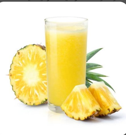 ابو تريكه ،مكون من اناناس ،موز،فرواله،ابس كريم فريش جوس تايم