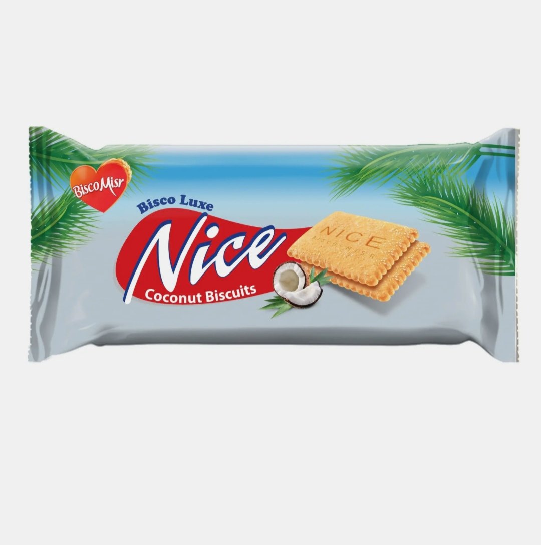 نايس بسكويت بجوز الهند 6 قطع 45 جم