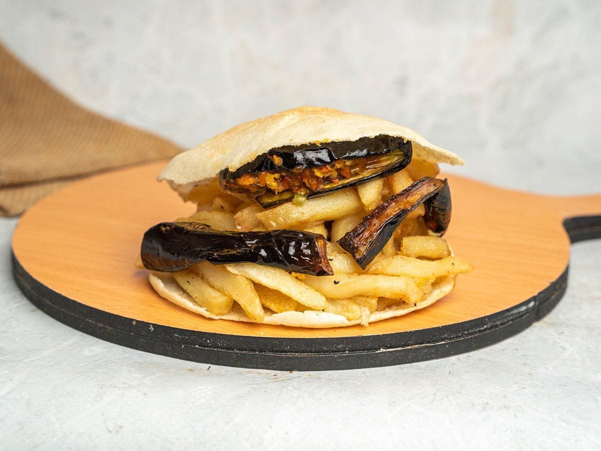 بطاطس على بتنجان شامي