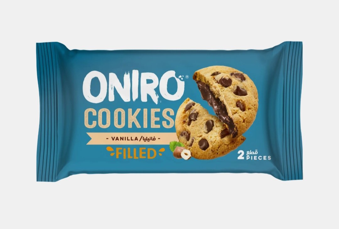 اونيرو كوكيز بالفانيليا قطعتان 40 جم