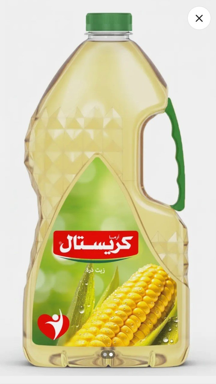 كريستال زيت ذرة 2.2 لتر